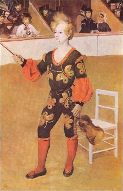 Qui est le peintre de ce clown ?