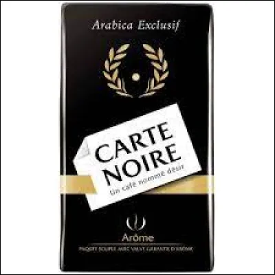 En quelle année a été créée la marque "Carte Noire" ?