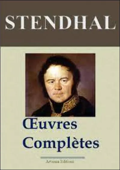 Quel est le titre du roman de Stendhal ?