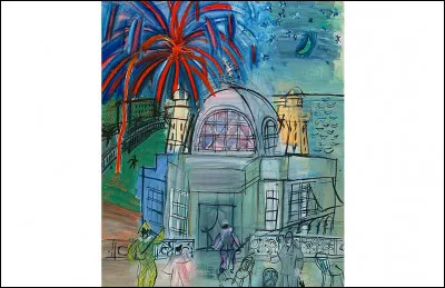 Qui a peint ce "Feu d'artifice à Nice" ?