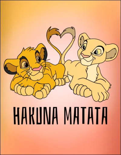 Quelle est la couleur de Nala (la femelle à droite) ?