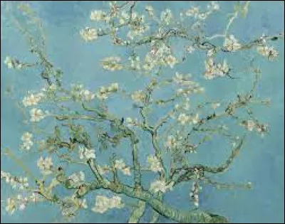 À quel peintre doit-on ce tableau intitulé "Amandier en fleurs" datant 1890 ?
