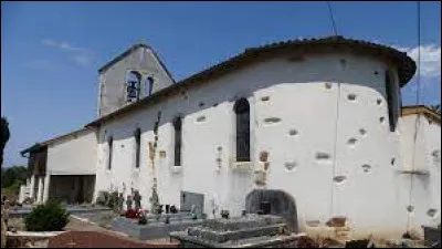 Nous sommes maintenant dans le Béarn, à Léren, au pied de l'église Saint-Vincent de Lassalle. Nous nous trouvons dans le département ...