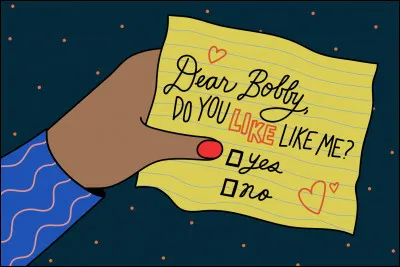 Ton crush t'avoue ses sentiments envers toi. Il te dit "je t'aime".
Que lui réponds-tu ?