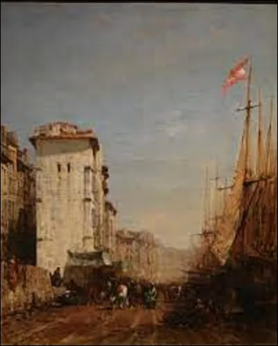 L'huile sur toile datant du 3e quart du XIXe siècle (je n'ai pas la date exacte), ''Quai du port à Marseille'' est un tableau exécuté par un orientaliste. Lequel ?
