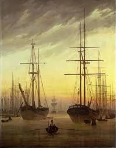 ''Le Port de Greifswald'' est une peinture romantique réalisée entre 1818 et 1820. Qui en est l'auteur ?
