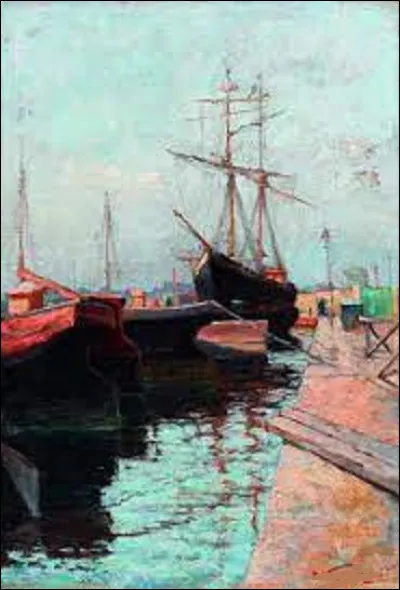 Quel expressionniste et symboliste a réalisé en 1898 cette toile intitulée ''Le Port d'Odessa'' ?
