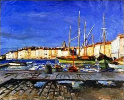 Toile réalisée en 1905, ''Le Port de Saint-Tropez'' fut exécutée par un fauviste, lequel ?