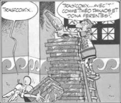 Tragicomix est enrôlé de force par les Romains.