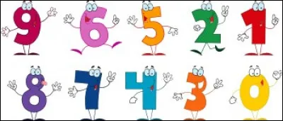 Regarde cette image : (le zéro ne compte pas)
Dans quel groupe de couleurs proposées ton chiffre est-il ?