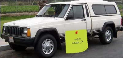 Parfois, Dieu est étrangement humain ! Après une dure journée de labeur, il s'assied à table et demande : "Qu'est-ce ... " [Complétez grâce à l'image !]