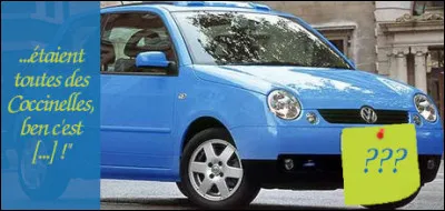 Dieu aussi a ses préjugés : "Moi qui croyais que les Volkswagen..." [Complétez grâce à l'image !]