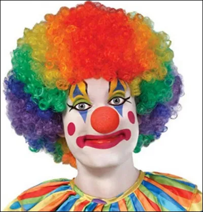 De quelle couleur est le nez du clown ?