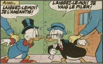 Dans sa première apparition (Boat Buster, 1961), Picsou et Flairsou s'affrontent lors d'une épreuve afin de prouver que leur produit est le meilleur. Le produit en question est :