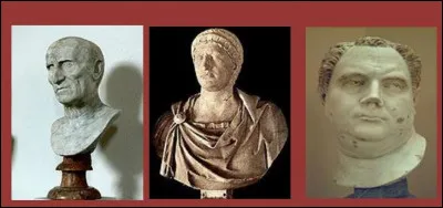 L'année 69, est marquée par la première guerre civile de l'Empire romain, durant laquelle trois prétendants se succèdent au poste d'empereur. Qui sont-ils ?