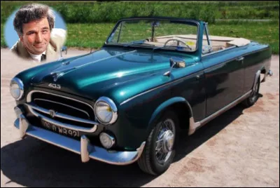 Quel est ce cabriolet Peugeot de1959, voiture favorite de l'inspecteur Colombo ?