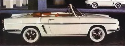 Quel est ce cabriolet de 1958, voiture 2+2 places, élégante et sportive produite par Renault ?