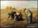 Quel peintre ayant des origines paysannes a r&eacute;alis&eacute; 'Les glaneuses' ?