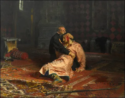 Quel peintre russe a réalisé 'Ivan le Terrible meurtrier de son fils' ?