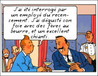 Là encore, Tintin nous étonne tout en nous faisant froid dans le dos...