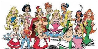 Avec la femme d'Agecanonix, laquelle n'a pas de patronyme ?