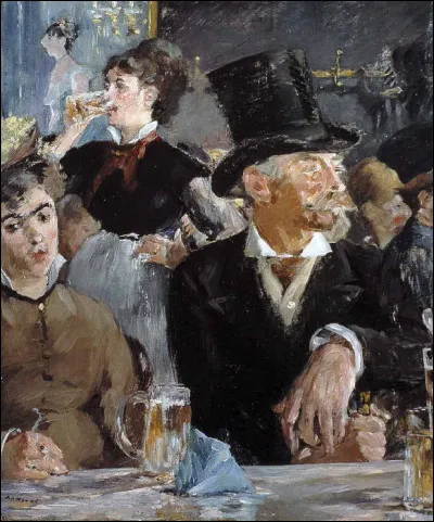 Qui a représenté cette scène au café concert ?