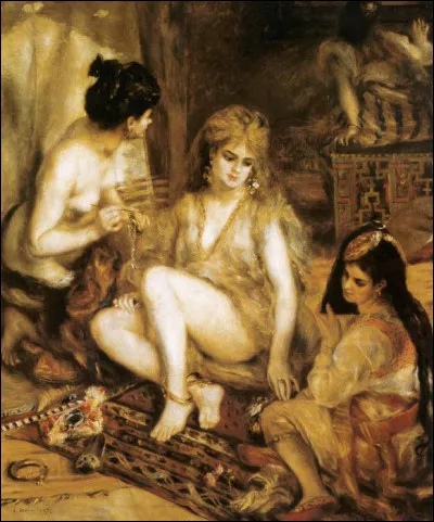 Ce tableau représentant un harem, appartient-il à Renoir ?