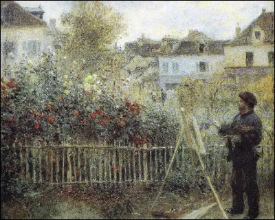 Est-ce Renoir qui a représenté Claude Monet peignant ?
