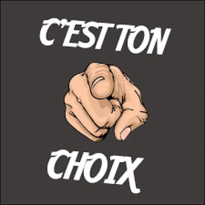 Si tu devais choisir, quel serait ton choix ?