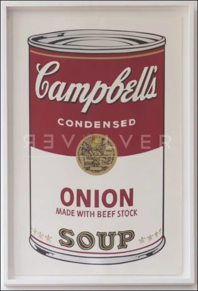 &Agrave; qui appartient cette œuvre "Campell's Soup Can" ?