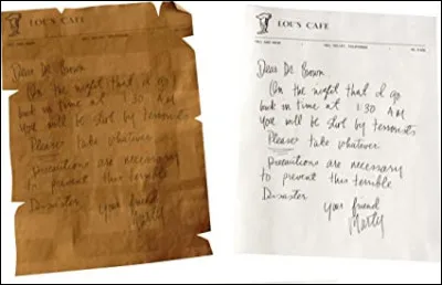 Dans une lettre, Marty essaye de dire à Doc que :