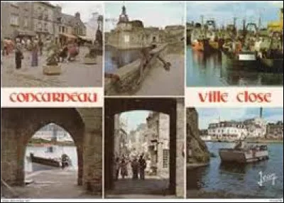 Ville close dans l'estuaire du Moros, Concarneau se situe ...