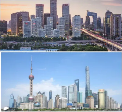 Pékin, capitale de la Chine a-t-elle plus ou moins d'habitants que Shanghai ?