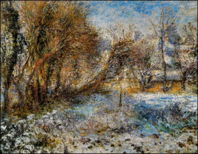 Qui a peint "Paysage de neige" ?