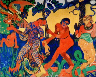 Sa toile représente la danse !