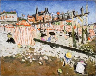 Qui a représenté cette plage ?