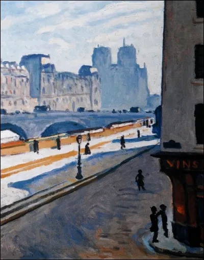 À qui doit-on cette peinture de Notre-Dame ?