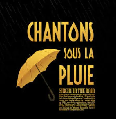 "Chantons sous la pluie" est interprété par Gene Kelly.