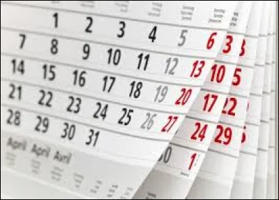 Ton mois comporte-t-il 30 ou 31 jours ?