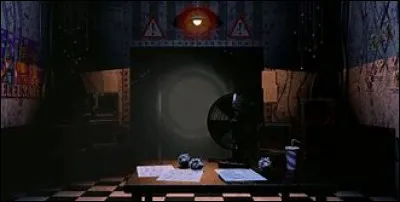 Qui peut se cacher sous notre bureau sans nous attaquer dans FNaF 2 ?