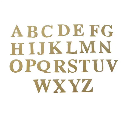 La premi&egrave;re lettre de ton nom est :