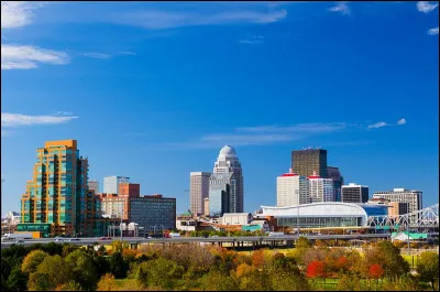 Louisville est la ville la plus peupl&eacute;e de l'Etat am&eacute;ricain du ...