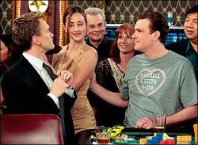 Où Barney emmène-t-il Marshall pour le faire déstresser de l'arrivée du bébé ?