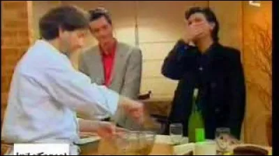 En 1997, Olivier Minne et Marc Lavoine participent à une émission gastronomique, ce qui va déclencher une crise de rire homérique !