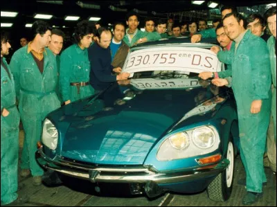 En quelle année est produite la dernière DS Citroën berline ?