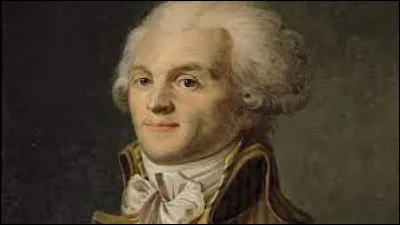 Maximilien de Robespierre était chef des Girondins pendant la Révolution française.