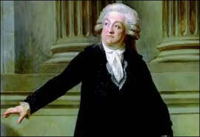 Le comte de Mirabeau représentait la noblesse lors des États généraux de 1789.