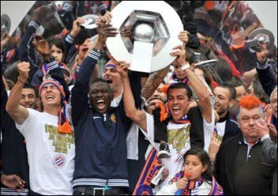 En quelle année le MHSC a-t-il remporté la Ligue 1 ?