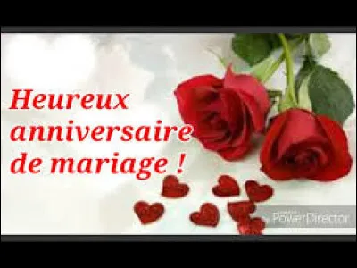 Il existe des noces de verre.