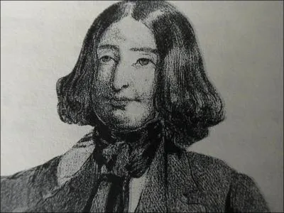 Georges Sand (1804 - 1876) et l'auteur de l'uvre. .